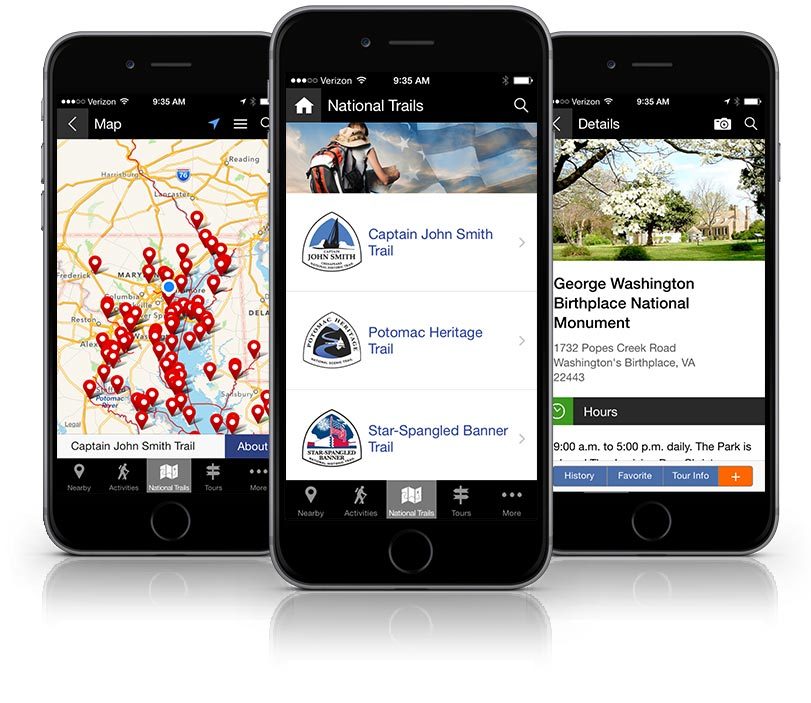 Chesapeake Explorer application third view