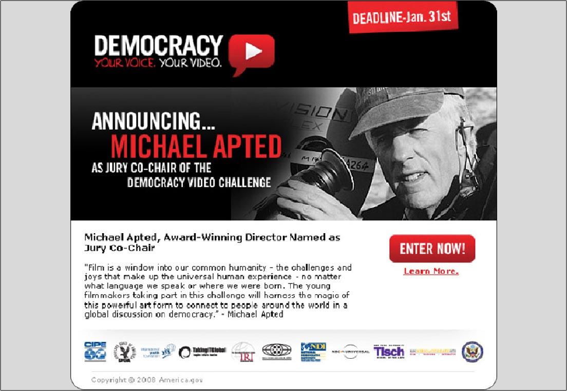 Department of State social media campaign view