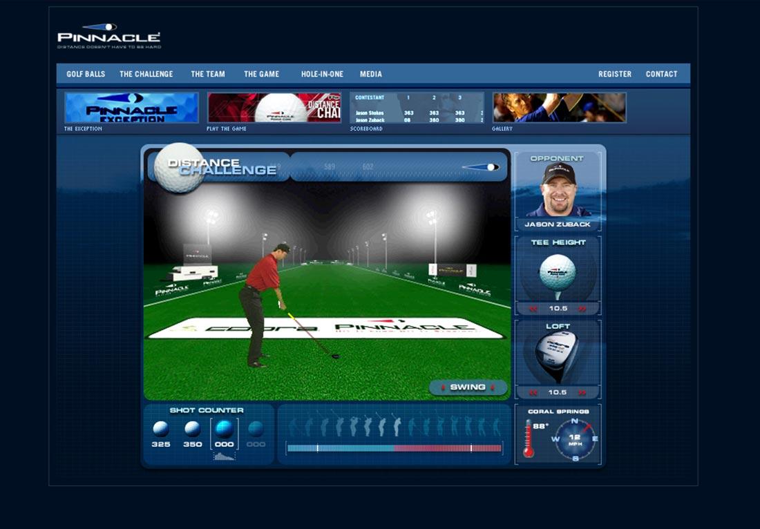 Titleist website view